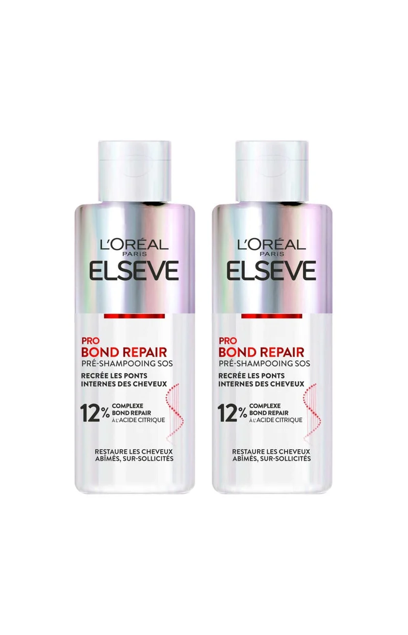 2 pré-shampoings - Acide citrique - Cheveux abimés & sur-sollicités - 200 ml