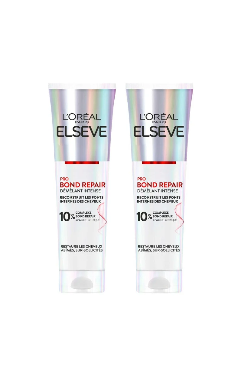 2 soins démêlants - Acide critique - Cheveux abimés - 150 ml