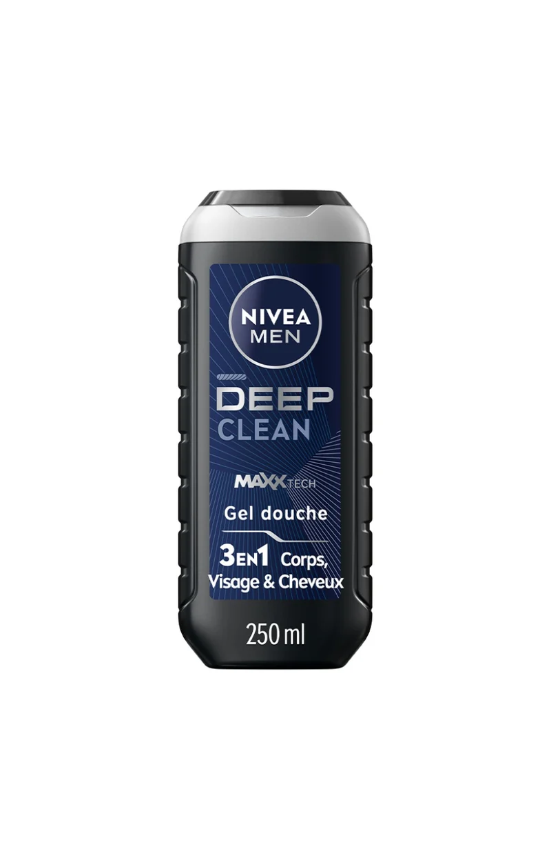 Gels douche 3-en-1 à la poudre d’argile - Homme - 3 x 250 ml