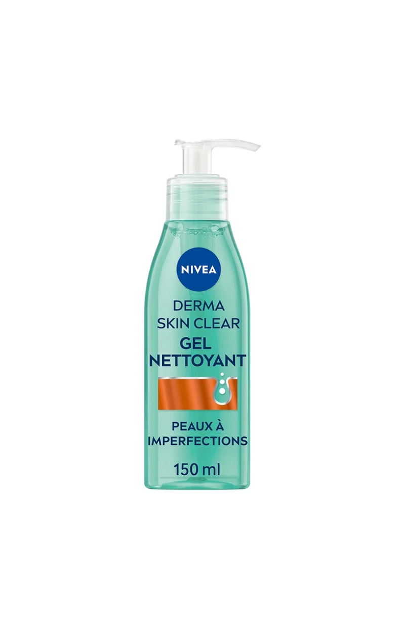Gels nettoyants - Derma Skin Clear - Peaux à imperfections - 2 x 150 ml