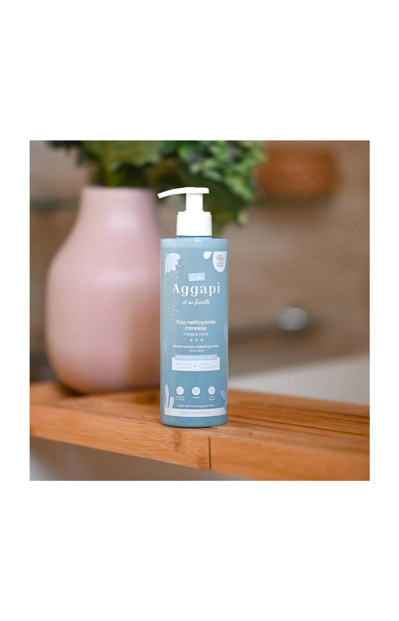 Eau nettoyante caresse - Visage & Corps - Bébé - 390 ml