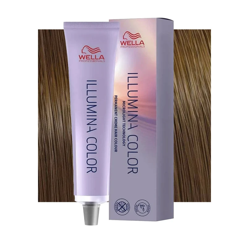 Wella Illumina Color 7/35 Blond Moyen Acajou Doré 60ml - coloration permanente