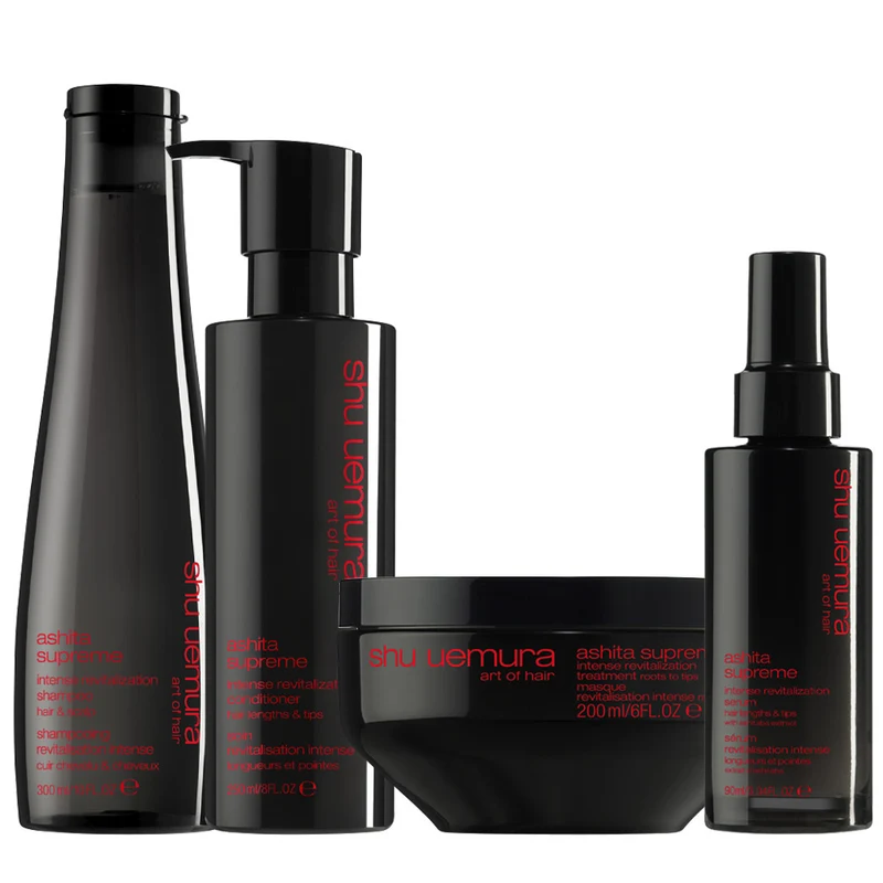 Shu Uemura Ashita Supreme Shampoo 300ml Conditioner250ml Mask 200ml Serum 90ml
