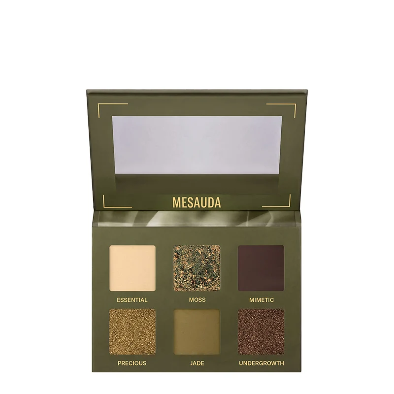 Mesauda Beauty Bare Harmony Palette 205 Hidden Green 6gr - palette de 6 fards à paupières
