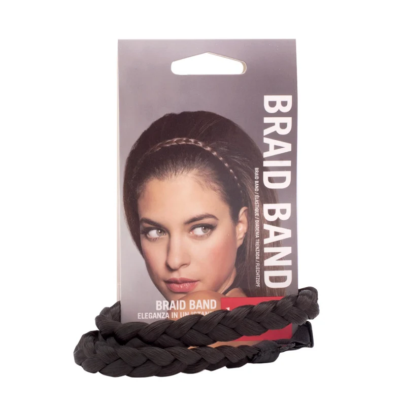 Hairdo Braid Band R4 Brun Foncé - bandeau pour cheveux tressé