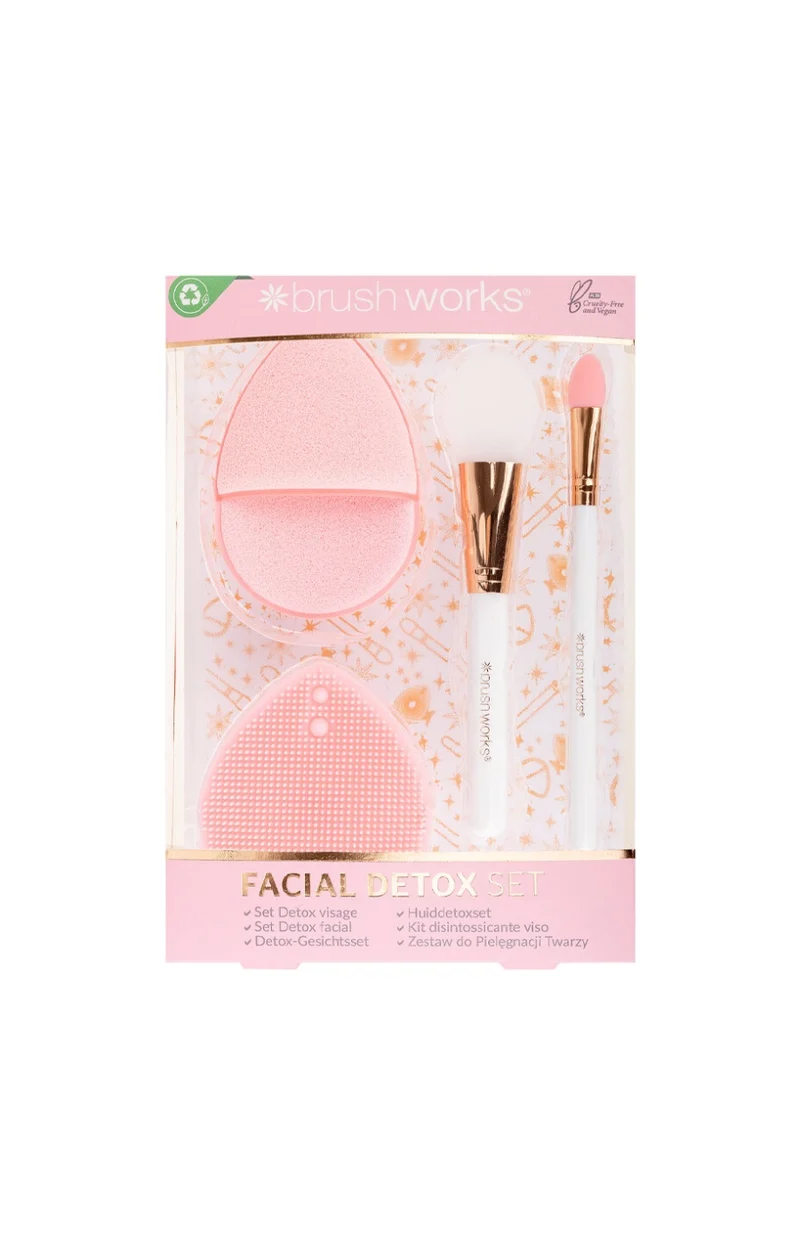 Coffret détox - Pinceaux & brosses nettoyantes - Visage