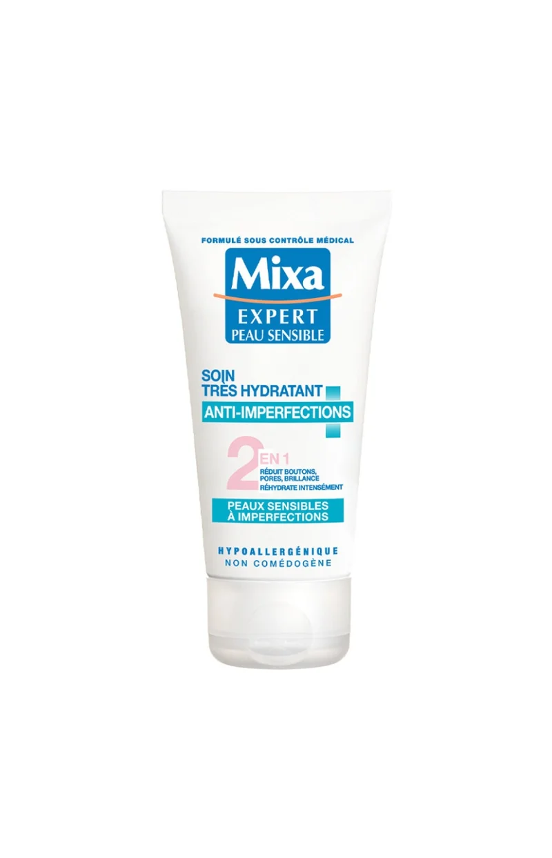Soin hydratant anti-imperfections - Peaux sensibles à imperfections - Visage - 50 ml