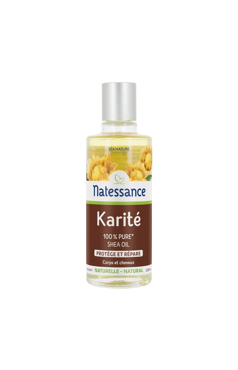 Huile de karité 100% pure - Corps & cheveux - 100 ml