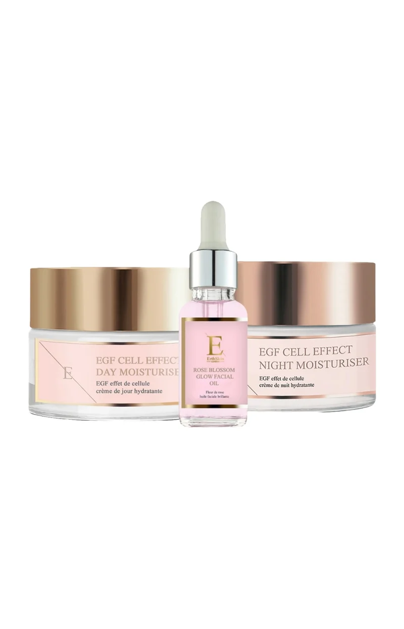 Routine hydratante - Gell Effect & rose - peaux matures - 3 produits