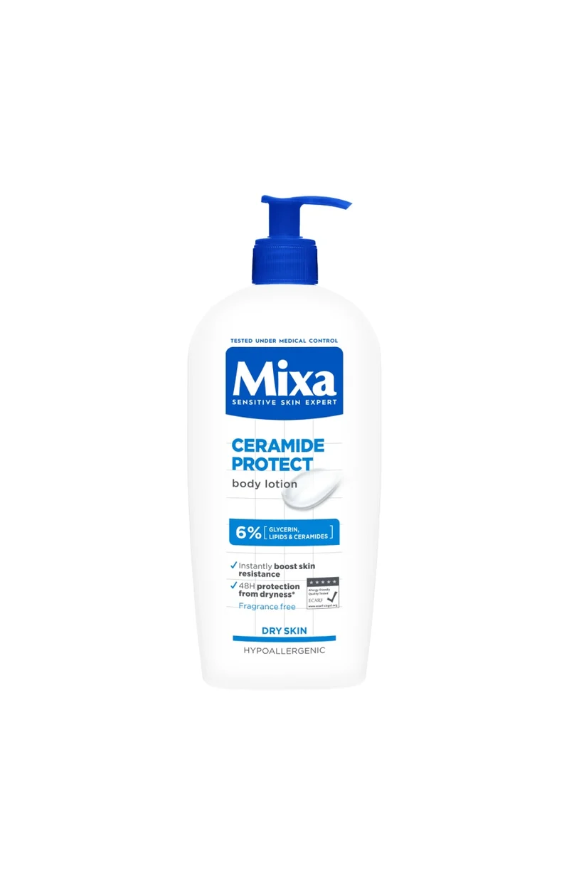 Lait nourrissant protecteur - Céramides & glycérine - Peaux sèches & sensibles - 400 ml