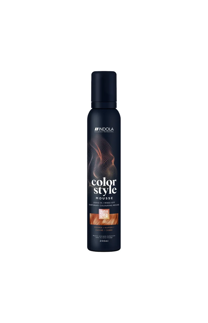 Mousse coiffante & colorante - Color Style - Cuivré - 200 ml