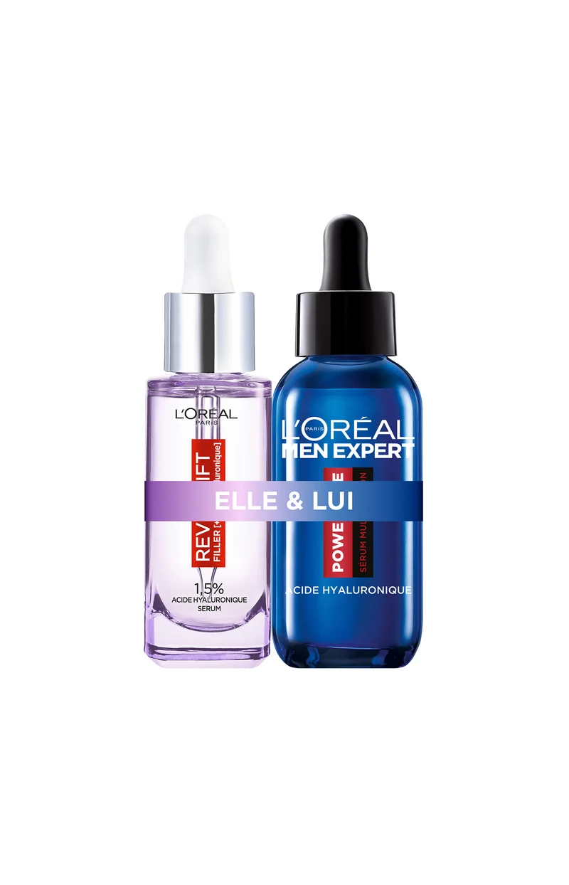 2 sérums hydratants - Acide hyaluronique - Peaux mixtes à grasses - 30 ml