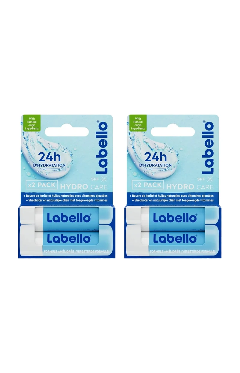 2 baumes à lèvres SPF 15 - Hydro Care - 4,8 g