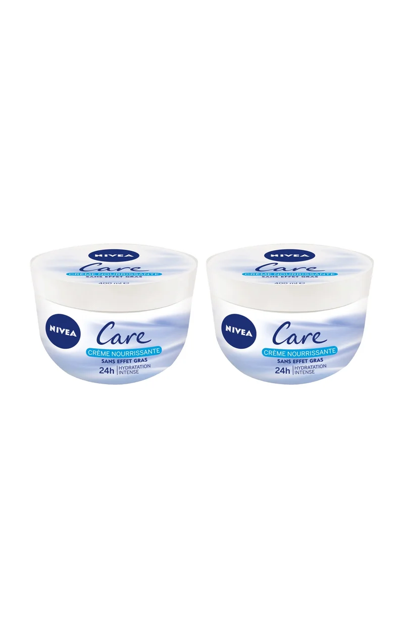 2 crèmes nourrissantes & hydratantes 24 h - Care - Visage & corps - 400 ml