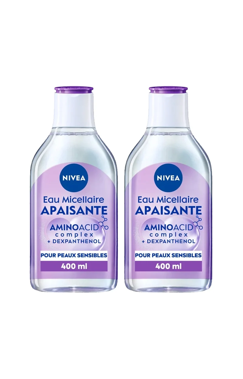 2 eaux micellaires démaquillantes - MicellAir - 400 ml