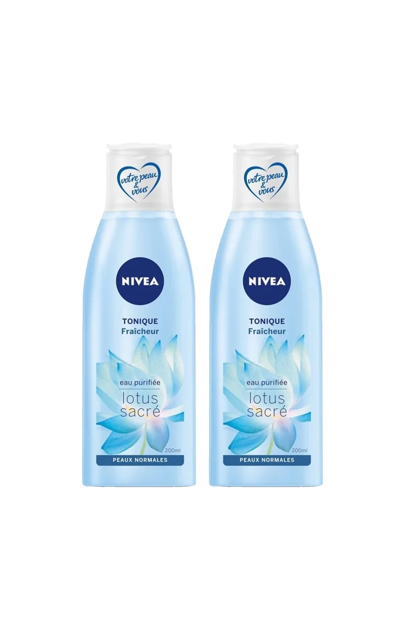 2 lotions toniques fraîcheur - 200 ml