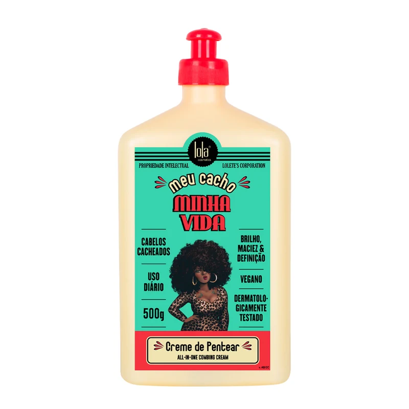 Lola From Rio Meu Cacho Minha Vida Creme De Pentear 500ml - crème coiffante démêlante