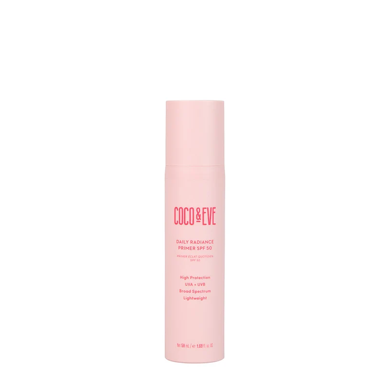 Coco & Eve Daily Radiance Primer SPF50 50ml - crème solaire pour le visage