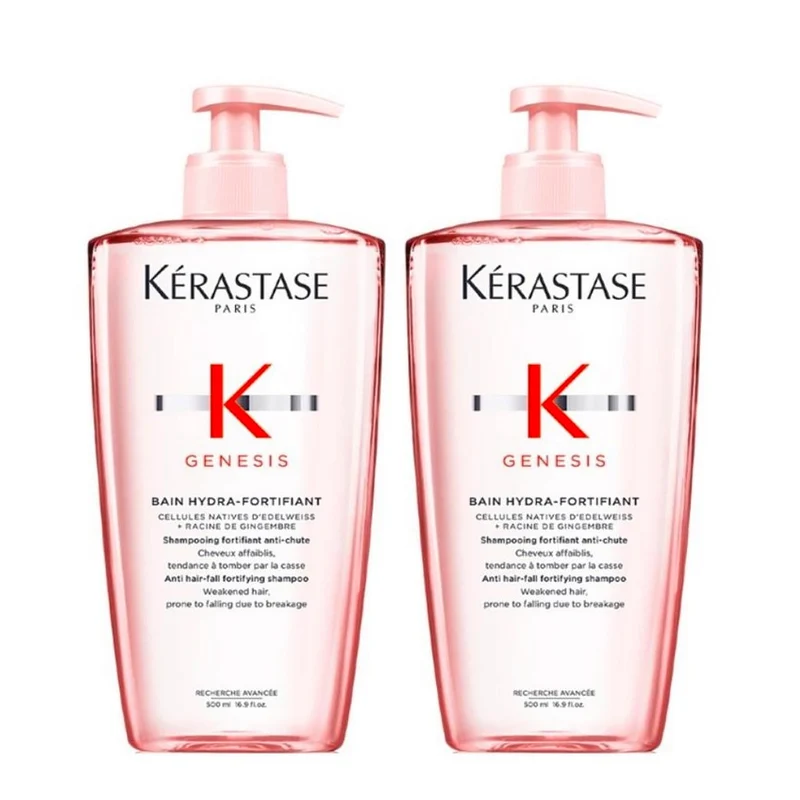 Kerastase Genesis Bain Hydra Fortifiant 500ml - shampooing cheveux faibles et gras