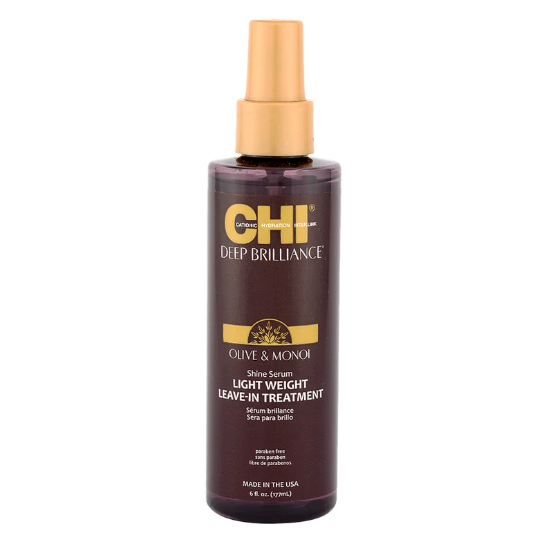 CHI Deep Brilliance Shine Serum Light Weight Leave In Treatment 177ml - sérum brillance hydratant