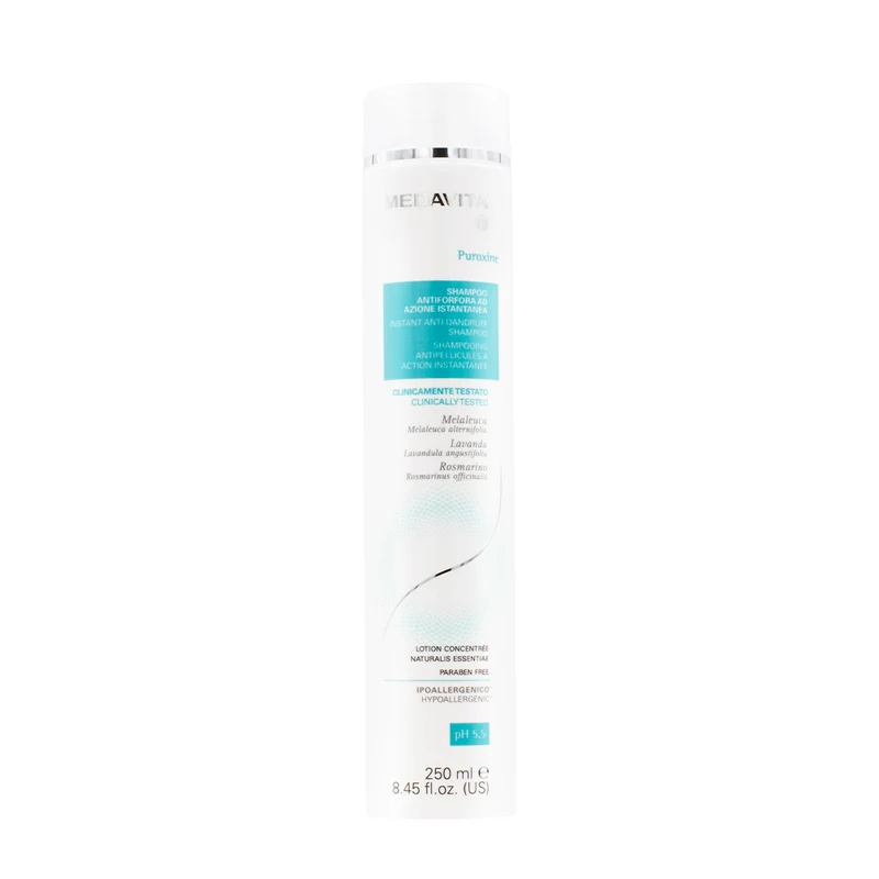 Medavita Cute Puroxine Instant Anti-Dandruff Shampoo 250ml - shampooing antipelliculaire pH 5.5