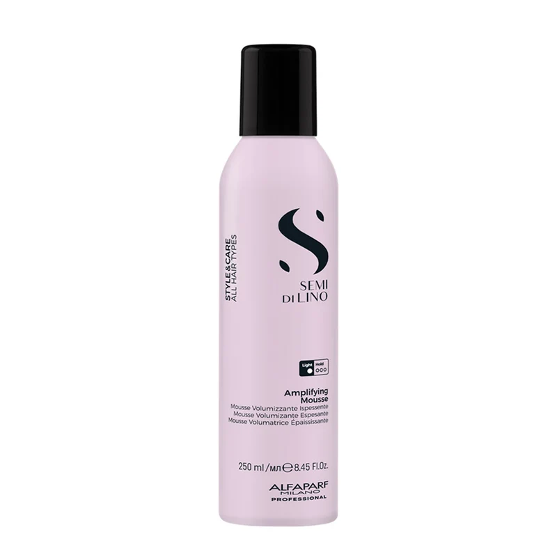 Alfaparf Milano Semi Di Lino Style&Care Amplifying Mousse 250ml - mousse cheveux fins tenue légère