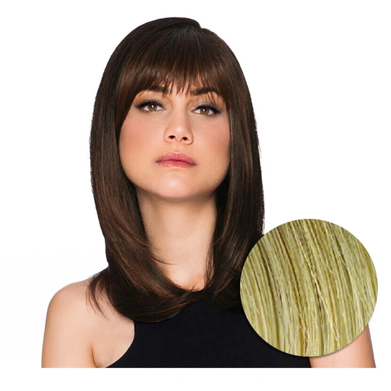 Hairdo Long With Layers SS1488 Blond Clair Avec Racine Marron - perruque coupe longue