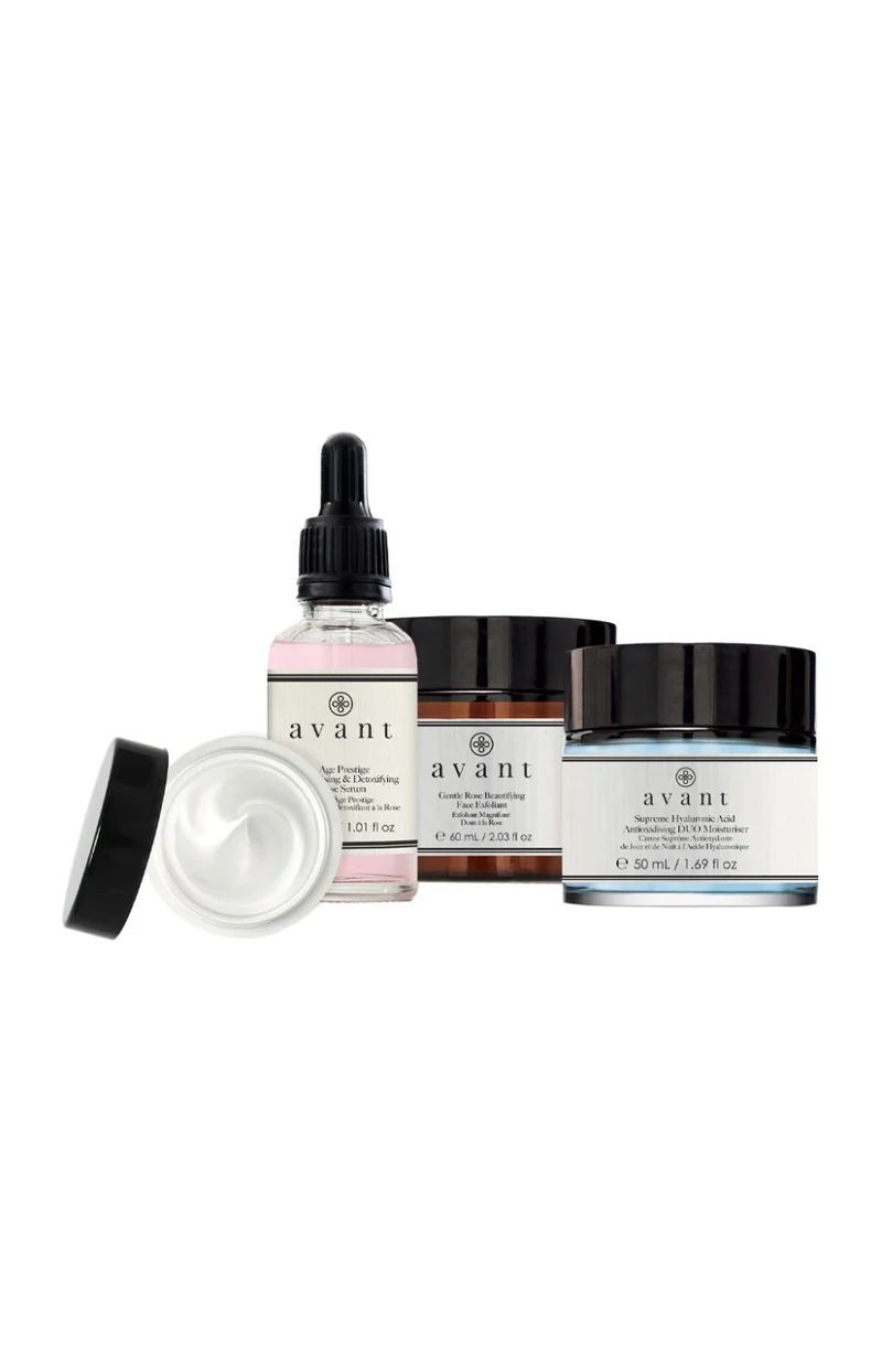 Coffret anti-âge - Rose - Visage - 4 soins