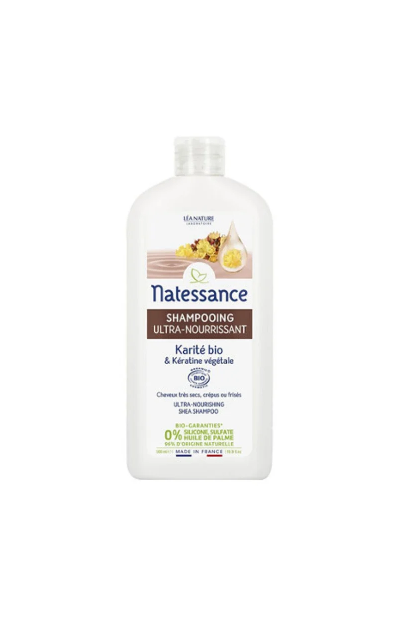 Shampoings ultra-nourrissants - Karité & kératine végétale - Cheveux crépus ou frisés - 2 x 500 ml