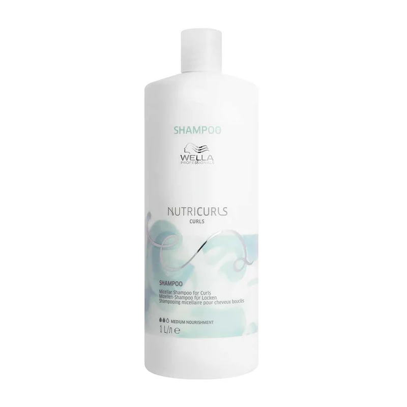 Wella Nutricurls Micellar Shampoo 1000ml - shampooing cheveux bouclés