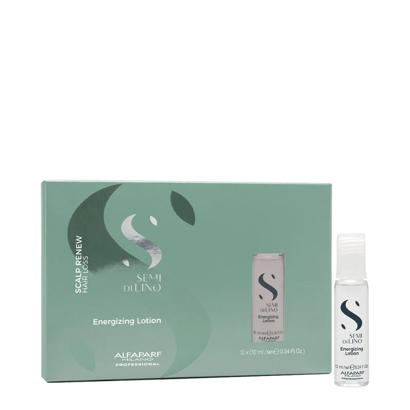 Alfaparf Milano Semi Di Lino Scalp Renew Energizing Lotion 12x10ml - ampoules énergisantes