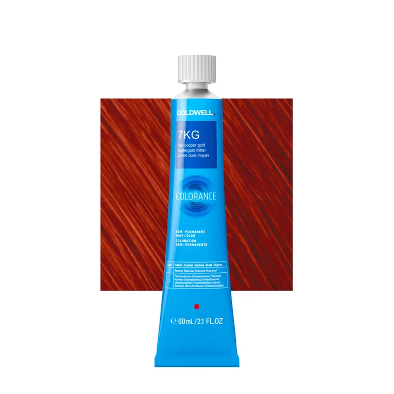 7KG Cuivre doré moyen Goldwell Colorance Warm reds tb 60ml