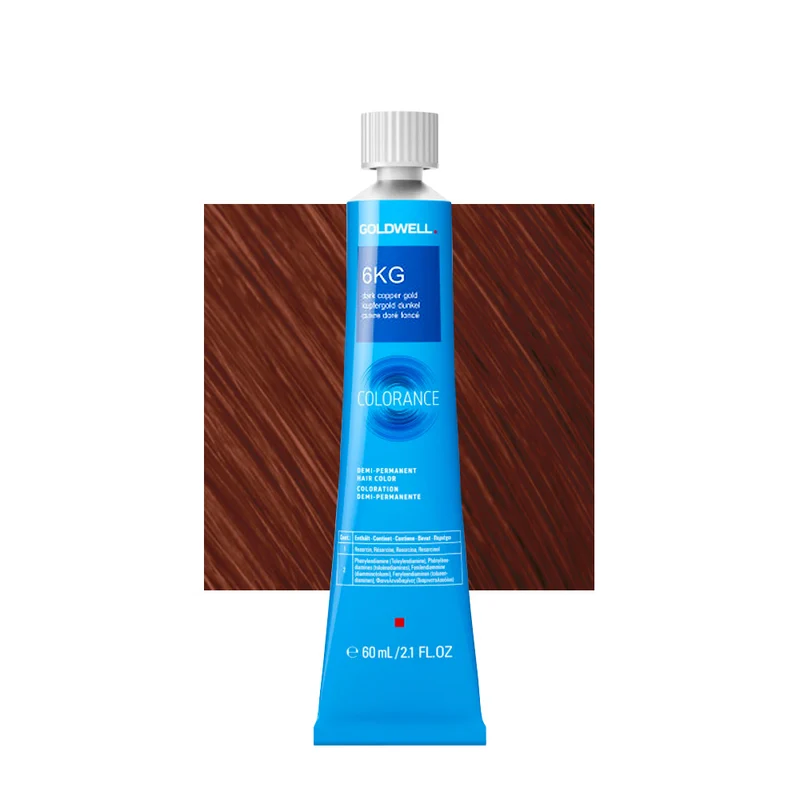 6KG Cuivre doré foncé Goldwell Colorance Warm reds tb 60ml