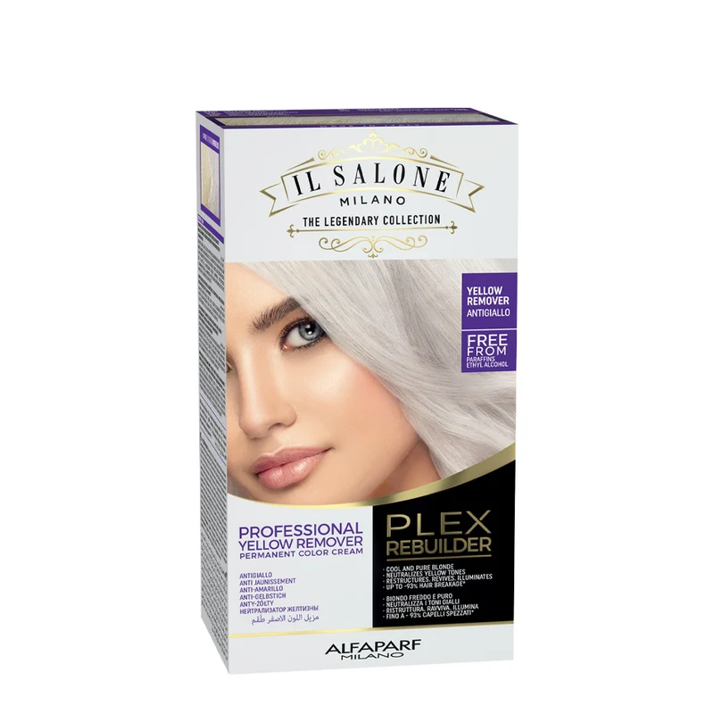Alfaparf Milano Il Salone Plex Rebuilder Color Kit Yellow Remover - anti-jaune