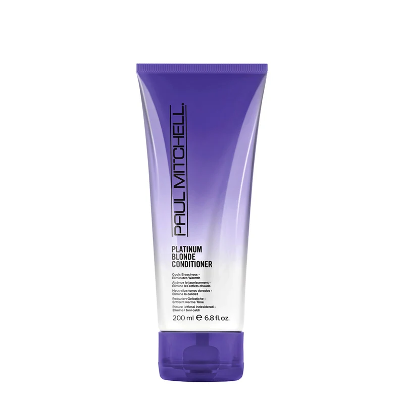Paul Mitchell Platinum Blonde Conditioner 200ml - après-shampoing pour cheveux blonds, gris et blancs