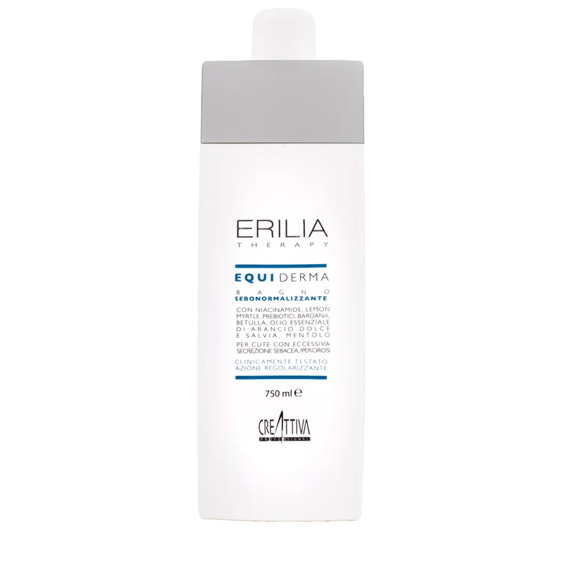 Creattiva Erilia Equiderma Bagno Sebonormalizzante 750ml - shampooing séborégulateur