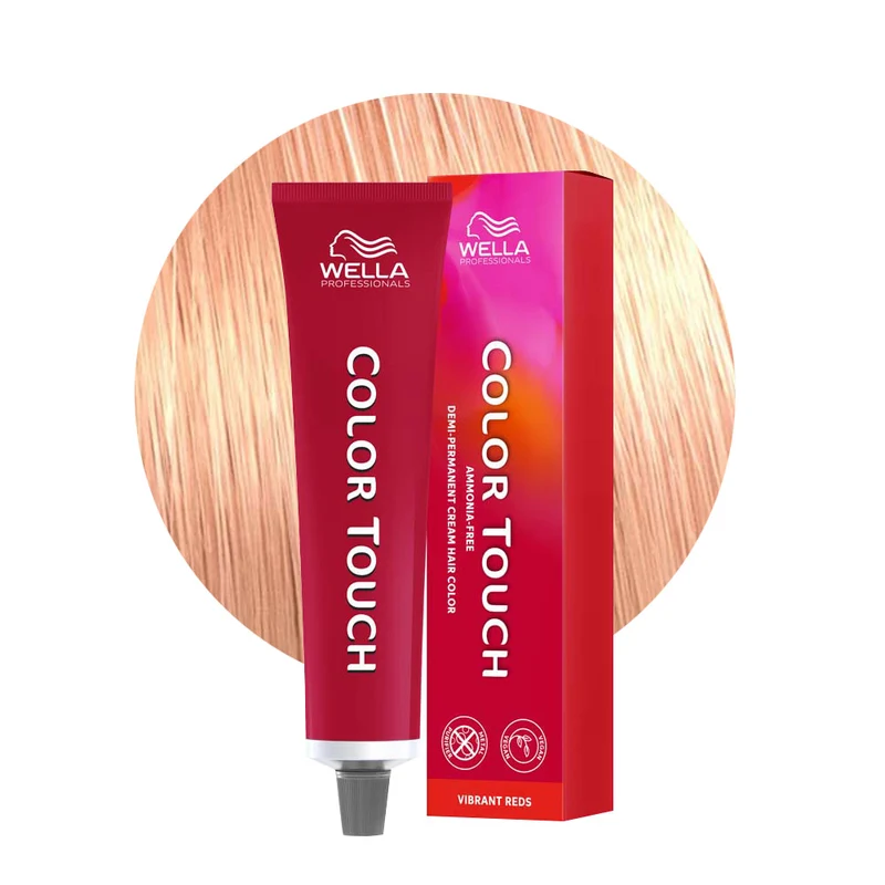 Wella Color Touch Vibrant Reds 10/34 Blond Platine Doré Cuivré 60ml - coloration semi-permanente sans ammoniaque