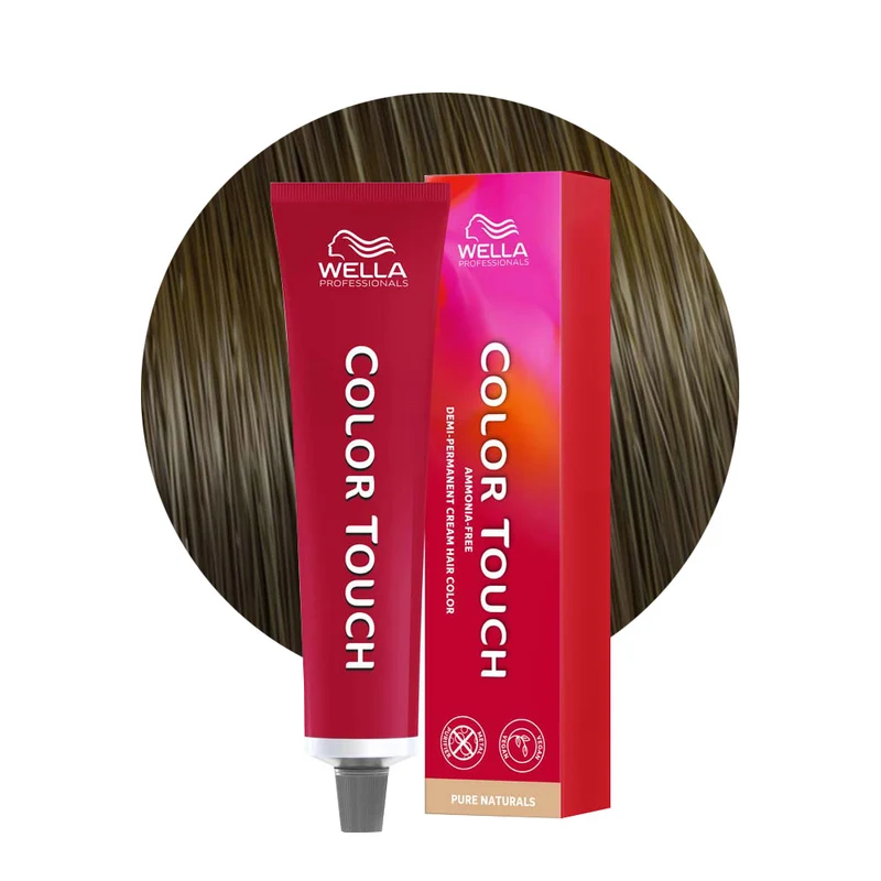 Wella Color Touch Pure Naturals 5/03 Marron Clair Naturel Doré 60ml - coloration semi-permanente sans ammoniaque