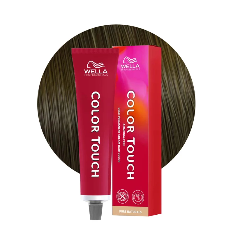 Wella Color Touch Pure Naturals 5/0 Marron Clair 60ml - coloration semi-permanente sans ammoniaque