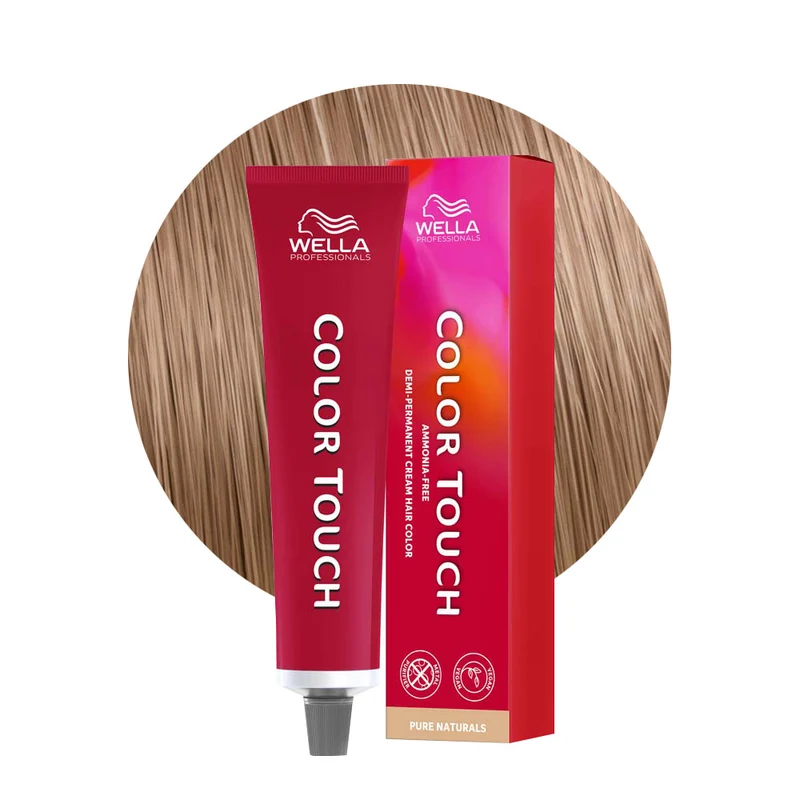 Wella Color Touch Pure Naturals 8/05 Blond Naturel Clair Acajou 60ml - coloration semi-permanente sans ammoniaque