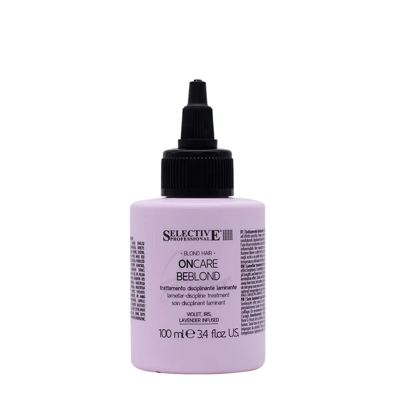 Selective Professional On Care No Yellow Super Blond 100ml - traitement disciplinant lamination cheveux