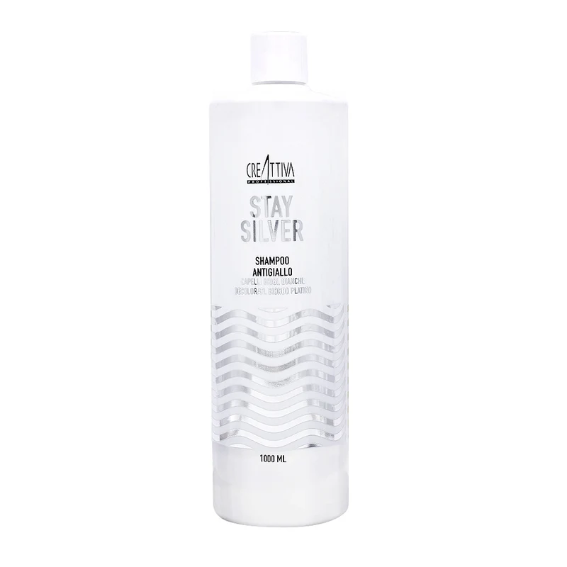 Creattiva Erilia Stay Silver Shampoo Antigiallo 1000ml - shampooing anti jaunissement