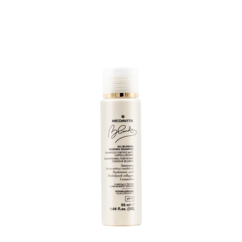 Medavita Blondie All Blondes Bonding Shampoo 55ml - shampooing fortifiant cheveux blonds