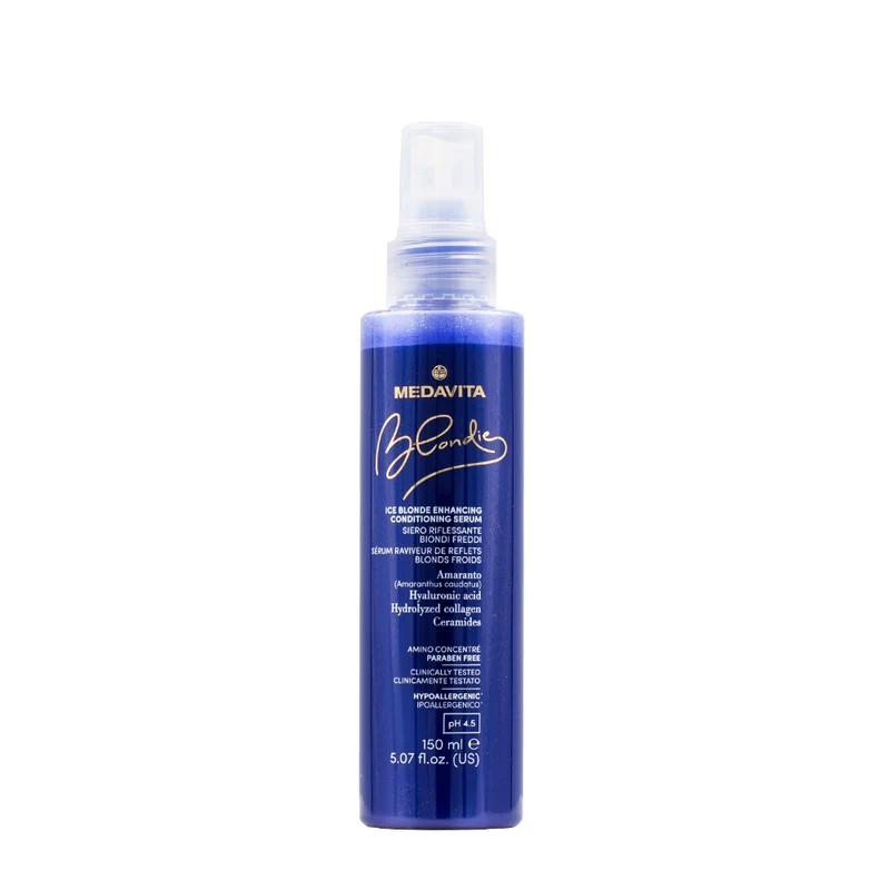 Medavita Blondie Ice Blonde Enhancing Conditioning Serum 150ml - sérum rehausseur reflets blonds froids