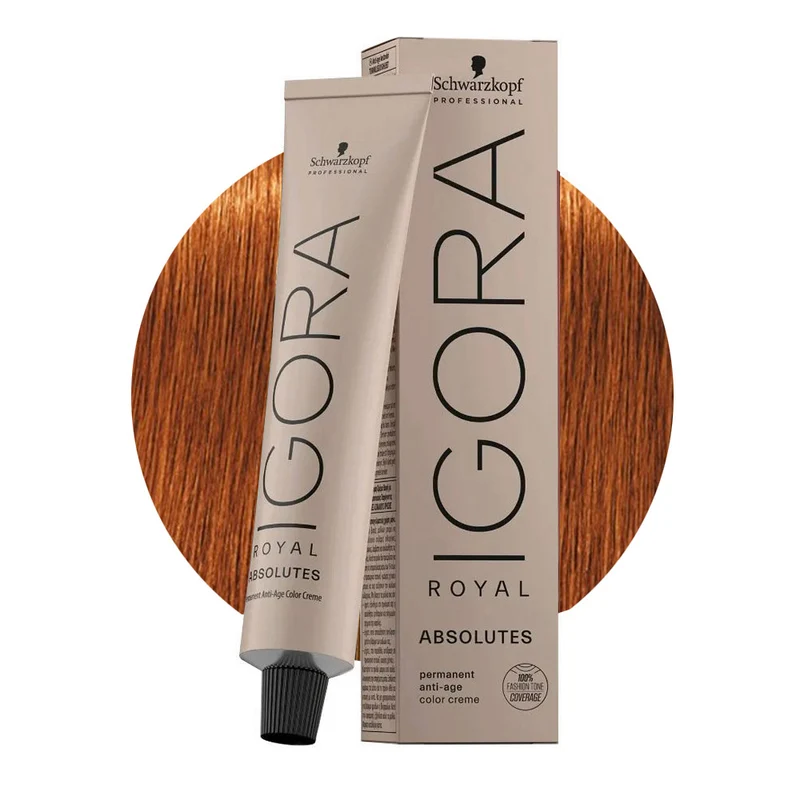 Schwarzkopf Igora Royal Absolutes 7-70 Blond Moyen Cuivre Naturel 60ml - coloration permanente
