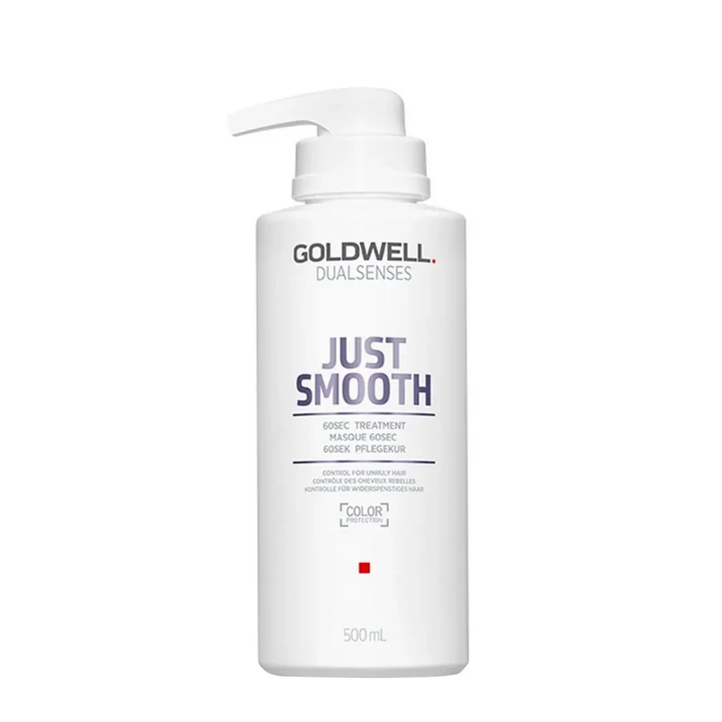 Goldwell Dualsenses Just Smooth 60Sec Treatment 500ml- traitement pour cheveux indisciplinés et crépus
