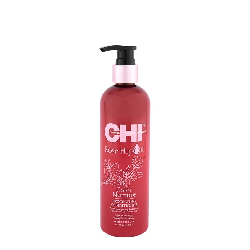 CHI Rose Hip Oil Protecting Conditioner 340ml - après shampooing protecteur cheveux colorés