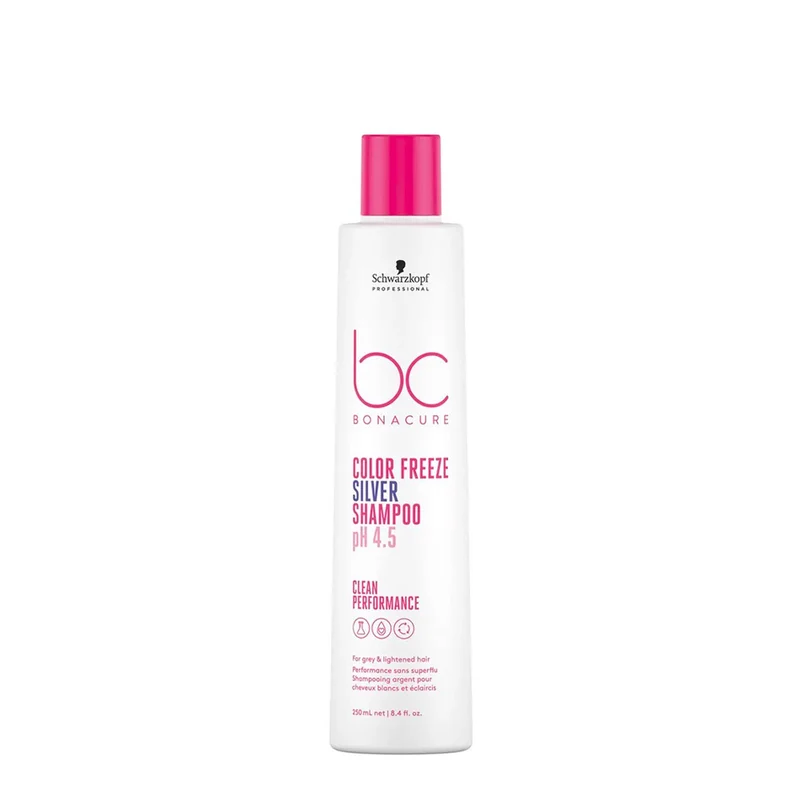 Schwarzkopf BC Bonacure Color Freeze Silver Shampoo pH 4.5 250ml - shampooing pigmenté pour les tons froids