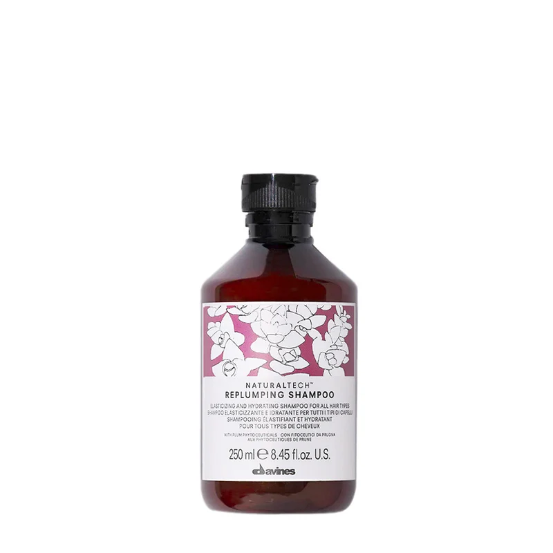 Davines Naturaltech Replumping Shampoo 250ml - shampoing élastifiant et hydratant