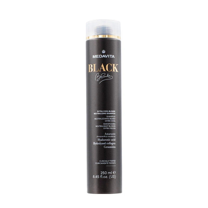 Medavita lunghezze Blondie Black Extra Cool Blonde Neutralizing Shampoo 250ml - shampooing neutralisant blond extra cool